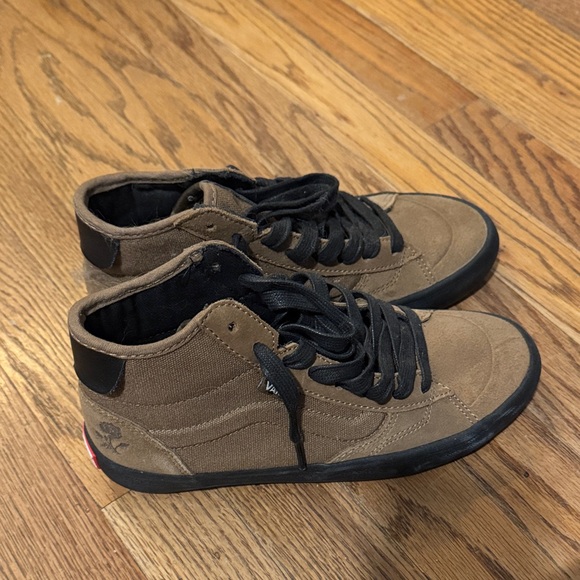 Vans Shoes - Lizzie Armanto Vans Tan and Black High-Top Sneakers